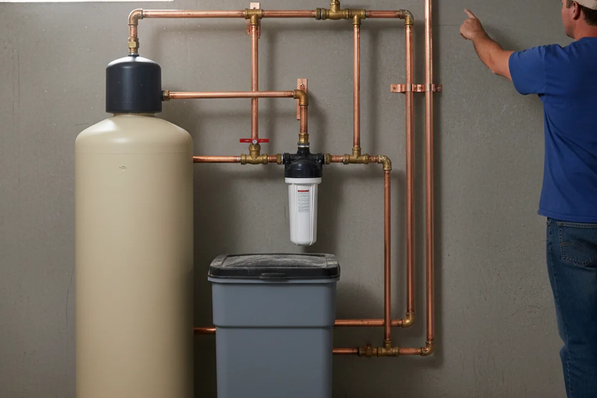 Whole-house water treatment system installed in Sibley